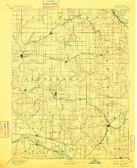 Oskaloosa 1894 topographic map thumbnail
