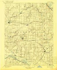 Oskaloosa 1894 topographic map thumbnail