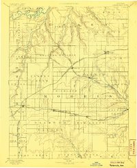 Parkerville 1894 topographic map thumbnail