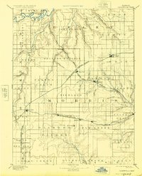 Parkerville 1894 topographic map thumbnail