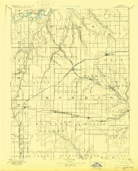 Parkerville 1894 topographic map preview