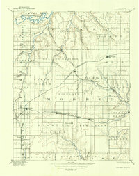 Parkerville 1894 topographic map thumbnail