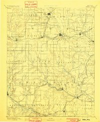 Sedan 1889 topographic map thumbnail