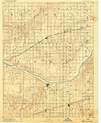 Spearville 1892 topographic map thumbnail