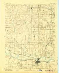 Topeka 1894 topographic map thumbnail