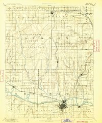 Topeka 1894 topographic map preview