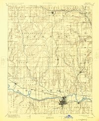 Topeka 1894 topographic map thumbnail