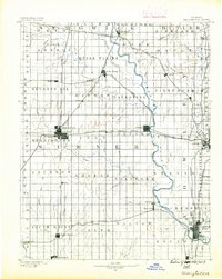 Wellington 1890 topographic map thumbnail