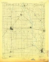 Wellington 1890 topographic map thumbnail