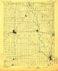 Wellington 1890 topographic map thumbnail