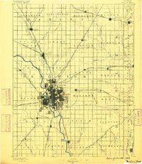 Wichita 1889 topographic map thumbnail
