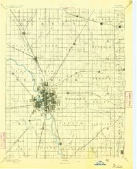 Wichita 1894 topographic map thumbnail