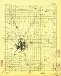 Wichita 1894 topographic map thumbnail