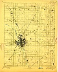 Wichita 1894 topographic map thumbnail