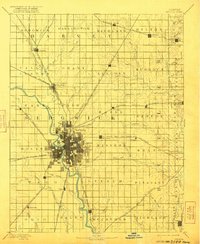 Wichita 1894 topographic map thumbnail