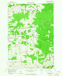 Churubusco 1964 topographic map thumbnail