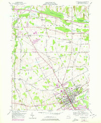 Canandaigua 1951 topographic map thumbnail