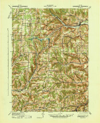 Canaseraga 1940 topographic map thumbnail