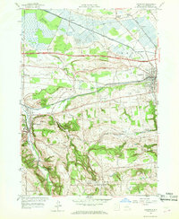 Canastota 1957 topographic map thumbnail