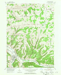 Canisteo 1954 topographic map thumbnail