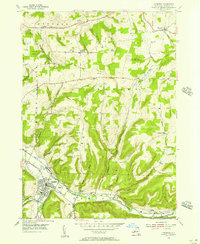 Canisteo 1954 topographic map thumbnail