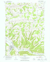 Canisteo 1954 topographic map thumbnail