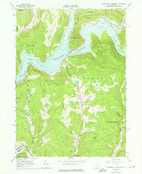 Cannonsville Reservoir 1965 topographic map thumbnail