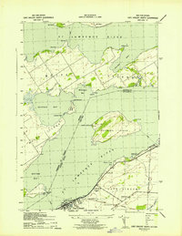 Cape Vincent North 1942 topographic map thumbnail