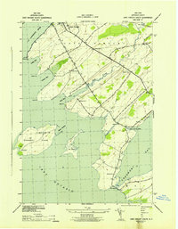 Cape Vincent South 1942 topographic map thumbnail