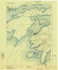 Cape Vincent 1895 topographic map thumbnail