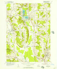 Cassadaga 1954 topographic map thumbnail