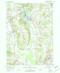 Cassadaga 1954 topographic map thumbnail