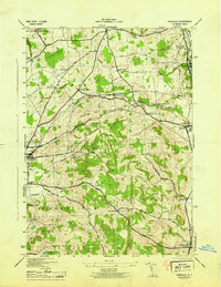 Cassville 1945 topographic map thumbnail