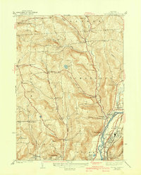 Castle Creek 1942 topographic map thumbnail