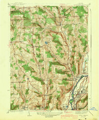 Castle Creek 1942 topographic map thumbnail