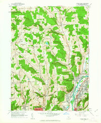 Castle Creek 1961 topographic map thumbnail