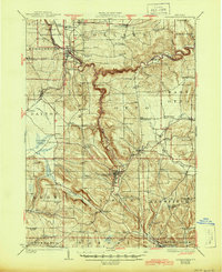 Cattaraugus 1923 topographic map thumbnail