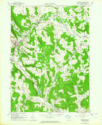 Cattaraugus 1963 topographic map thumbnail