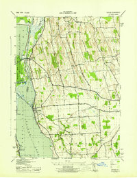 Cayuga 1943 topographic map thumbnail