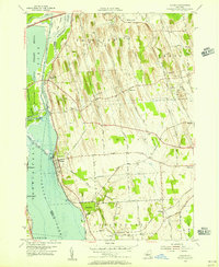Cayuga 1954 topographic map thumbnail