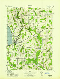 Cazenovia 1944 topographic map thumbnail