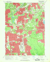 Central Islip 1967 topographic map thumbnail