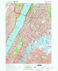 Central Park 1966 topographic map thumbnail