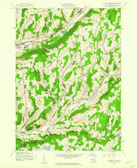 Charlotteville 1943 topographic map thumbnail