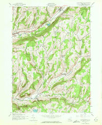 Charlotteville 1943 topographic map thumbnail