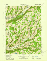 Charlotteville 1945 topographic map thumbnail