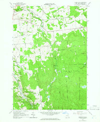 Chasm Falls 1964 topographic map thumbnail