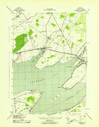 Chaumont 1942 topographic map thumbnail