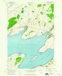 Chaumont 1958 topographic map thumbnail