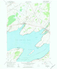 Chaumont 1958 topographic map thumbnail